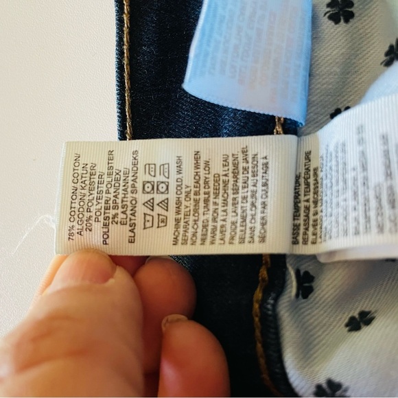 Lucky Brand Brooke Boot 6/28 dark Denim medium rose - Picture 4 of 4